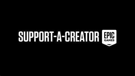 support a creator epic games